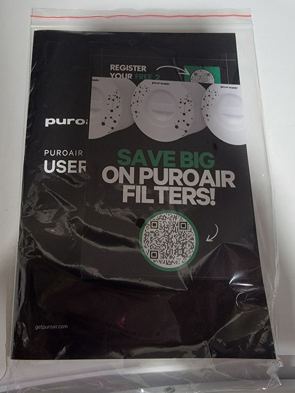 New puroair black air purifier. Still in box. Has hepa filter. - Picture 8 of 11